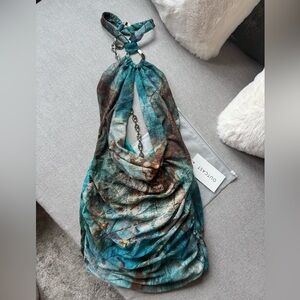 Outcast Women's Teal Halter Dress